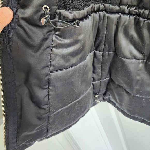 Wilfred Black Ski & Snow Jacket With Leather Trim M - Picture 11 of 12